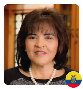  Dra. Ximena Córdova Vallejo, PHD. - Presidenta del CACES